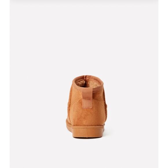 FabKids Brown Faux Suede Pull-On Booties - Toddler Size 6 - Picture 4 of 8